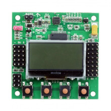 Placa de Controle de Vôo Multirotor LCD KK 2.1.5 KK2.1.5 Mais Recente V1.19S1 OpenAeroVTOL 1.6 Quadcopter KK2 6050 MPU 644PA (A)