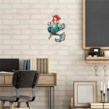 Metal Sea Creature Wall Decor, Metal /Octopus Spray Wall Decor, Metal Wall Art Decor, Aquarium Ocean Wall Decor