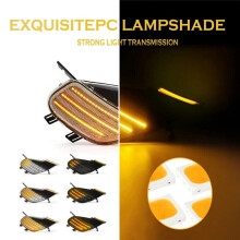 1Pair Dynamic LED Side Lights Turn Signal Blinker Indicator Lamps 95563103310 for Cayenne 955 2003-2006