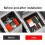 For  Jetour Traveller T2 Armrest Storage Box Center Console Organizer Tray Interior Accessories 7
