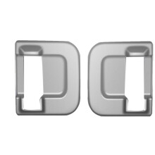 Car Middle Door Inner Handle Frame Trim Sticker for  SPACIA Custom MK04 2017-2024 Car Accessories Silver
