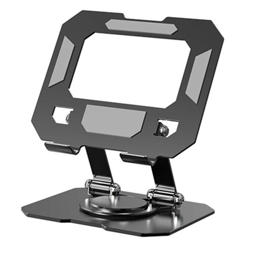 Support de Tablette 360 Pliable et Relevable, Support de Base à Dissipation Thermique de Bureau Noir