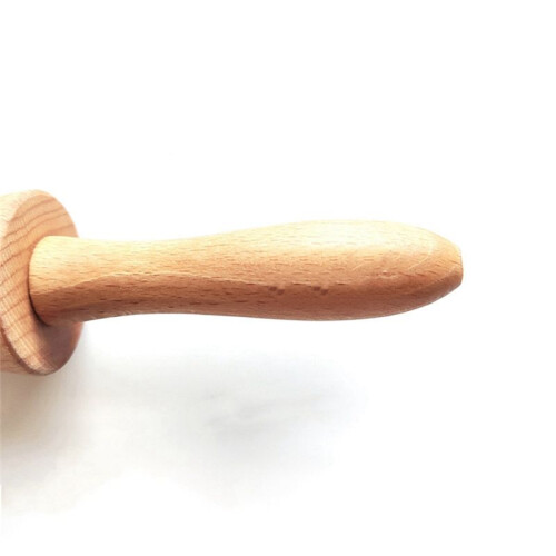 Ice Cream Waffle Cone Roller, Strong and Smooth Cone Roller, Wooden Pizzelle Cone, Handle Waffle Cone Shaped Tool 2