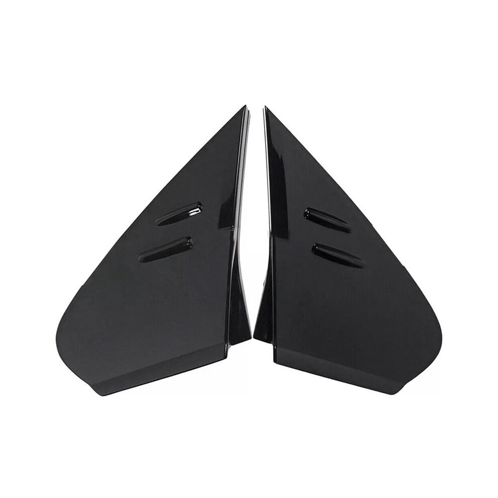 Tauoh 1Pair Front Pillar Upper Trim Cover 60118-47030 60117-47020 For Prius 2016-2021 Side Mirror Molding A