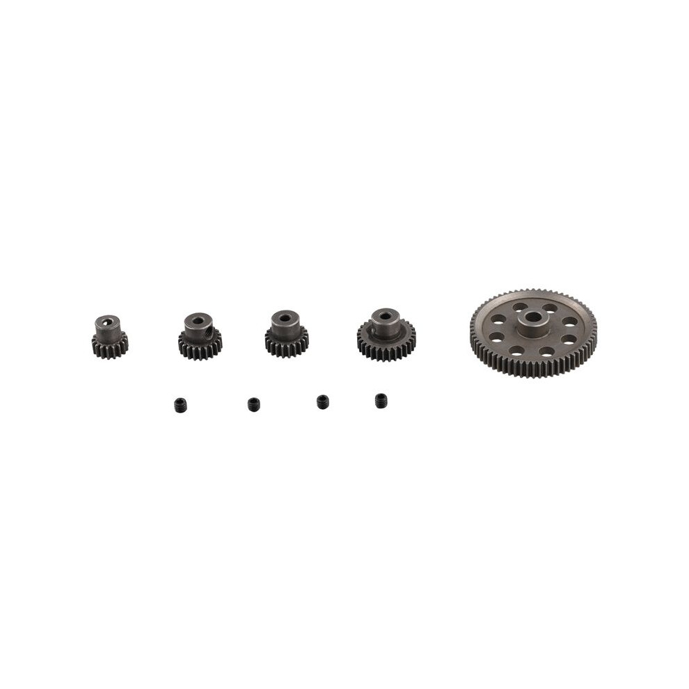 Hsp, 10 11184 Steel Metal Spur Different Main Gear 17T/21T/23T/26T/29T/64T Motor Pinion Gears 4712762766570