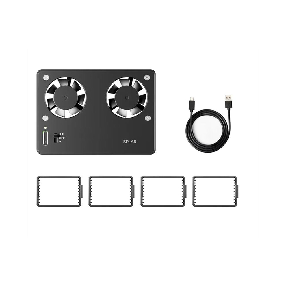 Sp-A8 Camera Cooling Fan For A7m4 Zve1 A6700 A7c2 Zve10 Zv1 R5 90D Xs10 Xt4 X-H2s Dslr Cooling System 4712439052395