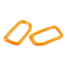 Pour Ranger 2023 2024 Tableau de Bord de Voiture Côté Climatisation Sortie Cadre Couverture Garniture Intérieur Accessoires Orange