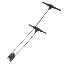Para HGLRC ELRS 2.4Ghz GEMINI RX Receptor de Diversidad Receptor Dual para RC Avión FPV Drone de Largo Alcance