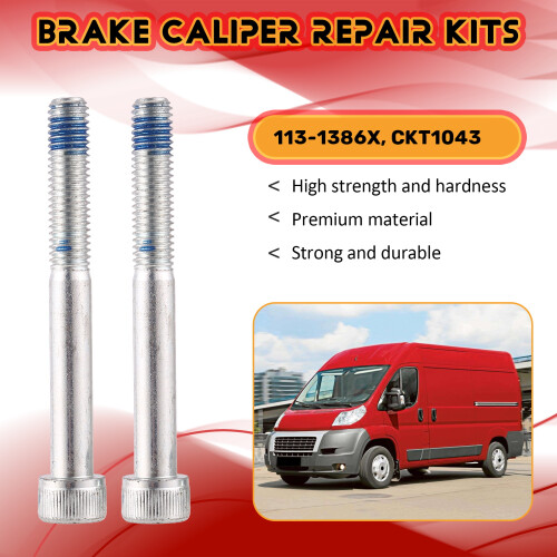 Car Front Caliper Slider Pins Guide Bolt Kits for Ducato BCF1386P 1
