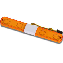 Flash Alarm Lamp LED Car Bright Light for 1/10 RC D12 HSP, Traxs Axial Car Upgrade Parts, 145mm,Yellow