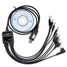 8 in 1 USB Programming Cable for AXU4100 Walkie Talkie Radio Car Radio CD Software