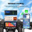 7 Inch Motorcycle Wireless Carplay & Android Auto Front Rear Camera Dual  DVR GPS Navigation Display Screen B 8