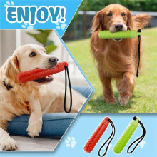 Dog Interactive Toys, Dog Water Toys, Bumper Chew Toys with Rope, Suitable for Summer Dog Outdoor Training and Playing A