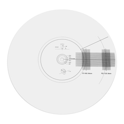 Mayrecords Calibration Disc Phonograph Cartridge Alignment Protractor Phonograph Cartridge Record Player Turntable 1