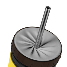 French Twist Cup, Cold Drink Coffee Juice Cup, Portable Plastic Insulation, Coffee Straw Cup Panda