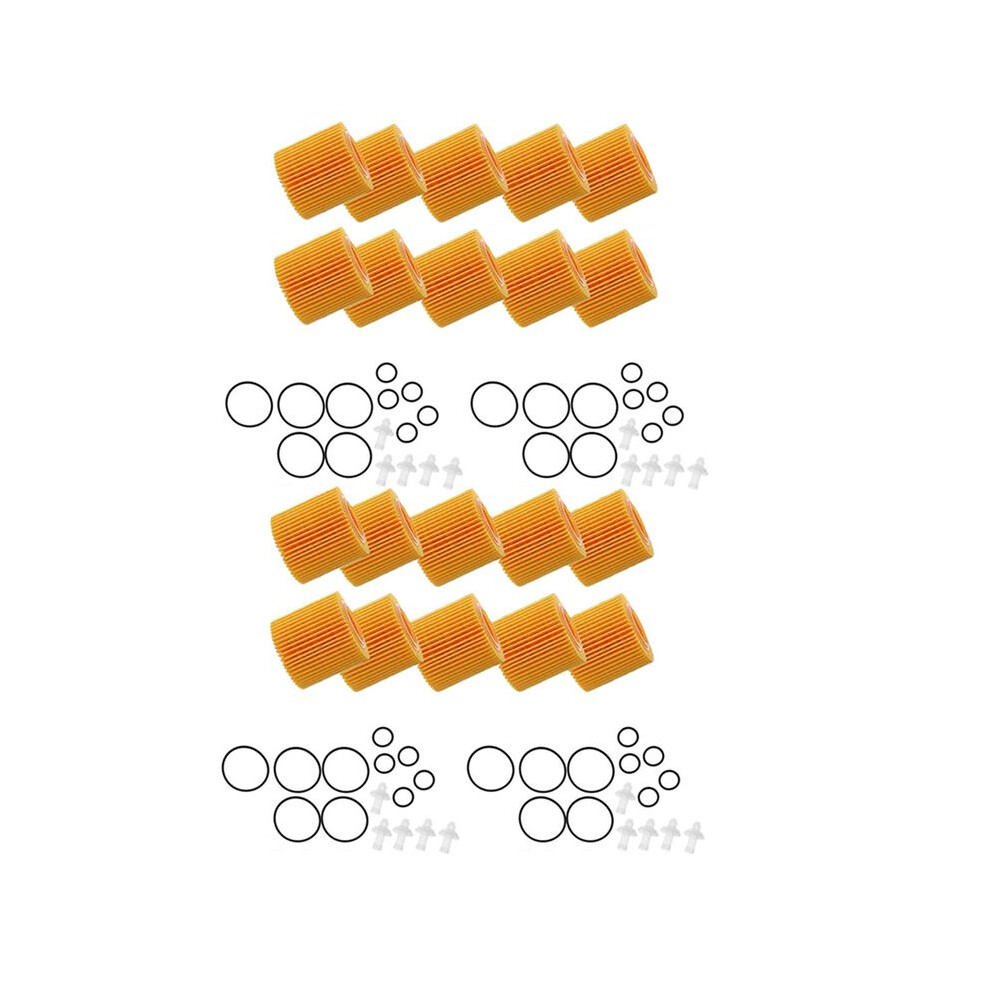 20Pcs Engine Oil Filter Elements For C-Hr 2.0L Vibe Prius 1.8L Filters 04152Yzza6 04152-37010 6032760070652