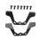 Koolstofvezel Drop Plate Kit TATT-033 voor 1/10  TT02 RC Auto Upgrade Accessoires 5