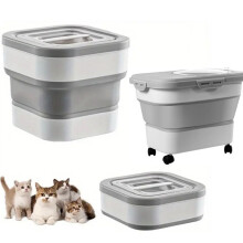 Food Storage Container Dog Food Container with Sealing Lid, Suitable for Dry Food for Cats Other Pet Foods