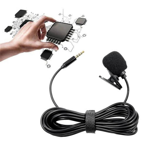 Lavalier-Microfoon Microfoon Stereo Audio  Bedrade Microfoon 3,5 mm-Stekker voor Mobiele Telefoon Tablet Laptop 2