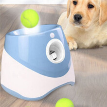 Rechargeable Automatic Dog Tennis Launcher-Pet Training Toy with Adjustable Launch Distance 3 Balls Included