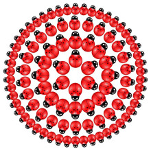 100 Pcs  Resin Insect, Tiny Resin Ladybugs Decor Plastic Ladybugs  Ornaments Lady Bugs Resin Charms