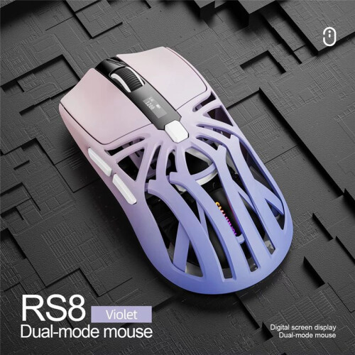 SMAILWOLF RS8  Mouse, 10000dpi, Three-Mode Connection,Macro Gaming Mouse for PC Notebook Laptop Computer 2