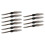 5 Pares de Hélices T65MM de 2 Pás, Hélices CW CCW de 65 mm e 2,5 Polegadas para Drones Ultramicro/Toothpick FPV Quadcopter Cinza 2