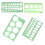 4pcs Circle Template for Drawing, Drafting Tool Geometric Round Circle and Oval Stencil Formwork Ruler Measuring Tool 1