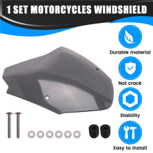 Motorfietsen Sport Wind Deflector Retro Windscherm voor SV650X 2017-2025 SV 650X Rookgrijs