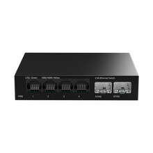 2.5GbE 2.5GBASE-T 4 Port 2.5G RJ45 with 2 Port 10G SFP+ Fanless Plug and ,Network Desktop Wall US Plug