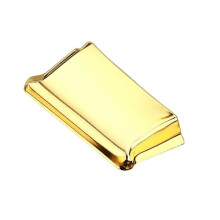 1 Funda de Puente de Guitarra de Alta Calidad de Metal Dorado para Accesorios de Repuesto de Guitarra Eléctrica ST