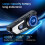 Motorcycle Helmet  Headset with Soft/Hard Mic, IP67 Automatic Answer/Music Control/Intelligent Noise/Wake 4