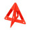 Portable Car Auto Reflective Traffic Warning Sign Triangle Foldable Solid Standing Tripod Road Emergency Standby 1