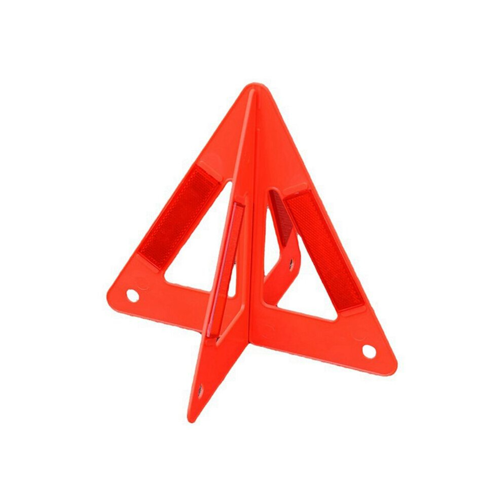 Portable Car Auto Reflective Traffic Warning Sign Triangle Foldable Solid Standing Tripod Road Emergency Standby 6031503668927
