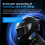 Motorcycle Helmet  Headset with Soft/Hard Mic, IP67 Automatic Answer/Music Control/Intelligent Noise/Wake 3