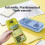 Luxmoc Multi-Function Scientific Calculator Transparent Pencil Case  Display Scientific Function Calculator Yellow 4