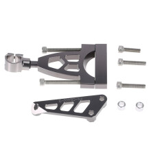 Support de Montage D'Amortisseur de Direction pour Moto CB400 VTEC 1999- Pièces de Modification pour Moto Gris