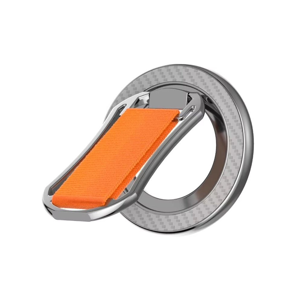 Magnetic Phone Holder For 360 Degree Rotation Double Magnet Finger Ring Stand For 14 15 16 Orange 6031243324930