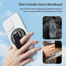 Magnetischer Telefonhalter für , 360-Grad-Drehung, Doppelmagnet-Fingerringständer für 14 15 16 für , Orange