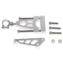 Support de Montage D'Amortisseur de Direction pour Moto CB400 VTEC 1999- Pièces de Modification de Moto Argent