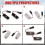 2 Stuks Wit Rood Auto Led Deur Courtesy Light voor  Wish Prius Camry Alphard 6