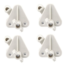 Pontoon Gate  Replacement Kit,4Pcs Pontoon Gate  Fits 1-1.25 Inch Frames Boat Door Latches Fits Hinged Doors