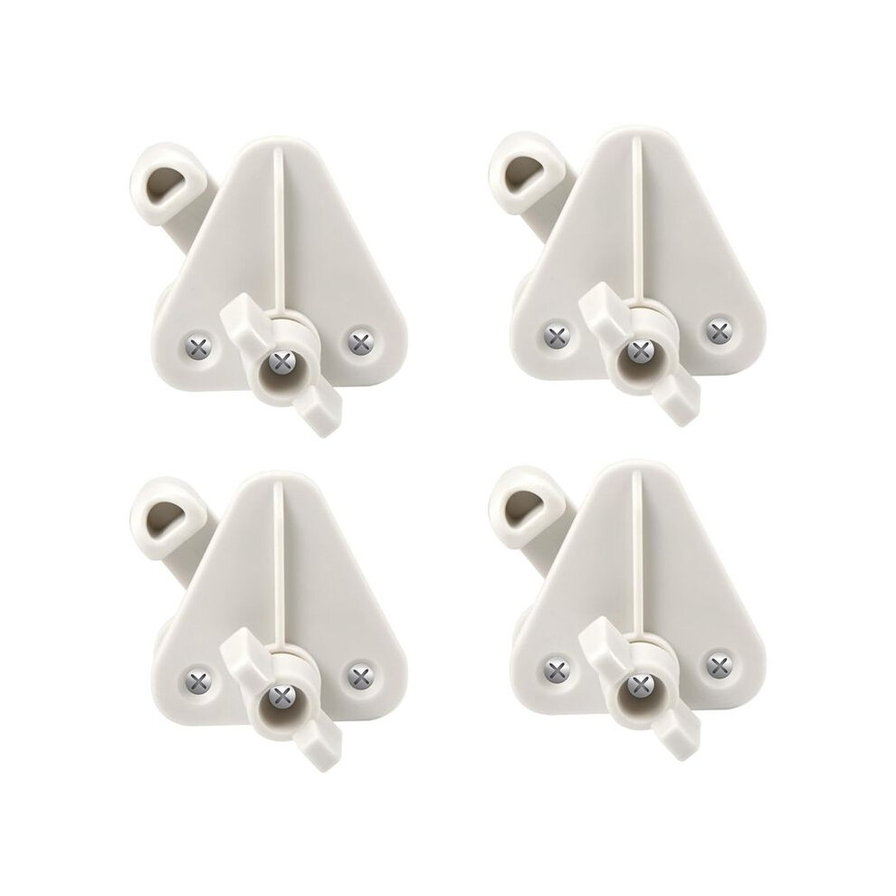 Pontoon Gate Replacement Kit,4Pcs Pontoon Gate Fits 1-1.25 Inch Frames Boat Door Latches Fits Hinged Doors 6034095528372