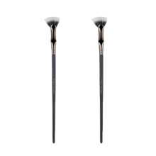 Geschulpte Wimperborstel, Waaierborstel voor Wimpers, Wimperseparatorgereedschap, Wimperkam voor Bovenste Onderste Oog 2 Stuks