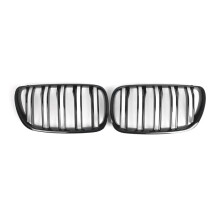 1 Paar Nierengrills für die Front, Glänzend, Schwarz, für die Motorhaube Des für X3 E83, -/Benzin-SUV 2007-2010, Renngrills