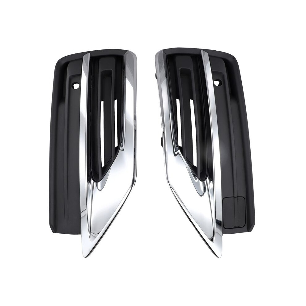 1Pair Front Lower Bumper Grilles Trim Chrome Cover Bezel31663515 31663514 For Xc90 2019-2022 31663539 31663540 6031549502766