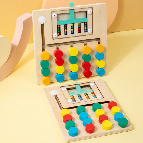 Four-Color Positioning Puzzle Game Logical Thinking Training Color Matching Game 1