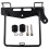 Supporto per Supporto per Borsa Laterale per Portapacchi per Moto, per  ELIMINATOR 500 SE500 E500,A 1