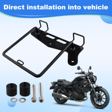 Motorcycle Luggage Rack Saddlebag Bracket Side Trunk Bag Support Mount Holder for ELIMINATOR 500 SE500 E500,A