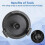 25264 Harmonic Balancer Puller Crank Pulley Puller for     Engine Remove Balancer Without Tapped Hole 2